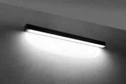 Aplique de pared PINNE LED 95 negro, 31W