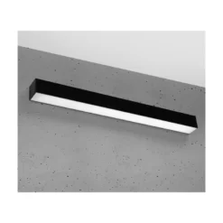 Aplique de pared PINNE LED 65 negro, 22W