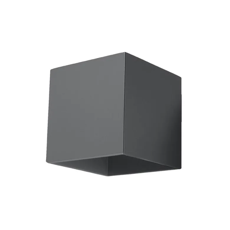 Aplique de pared QUAD 1 antracita, G9