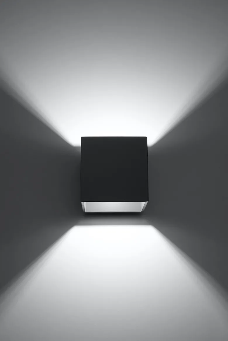 Aplique de pared QUAD 1 antracita, G9