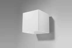 Aplique de pared QUAD 1 blanco, G9