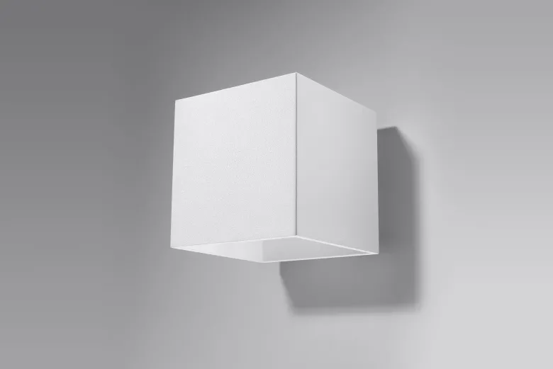 Aplique de pared QUAD 1 blanco, G9