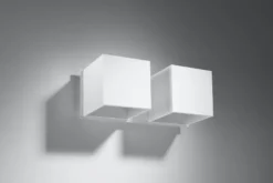 Aplique de pared QUAD 2 blanco, G9