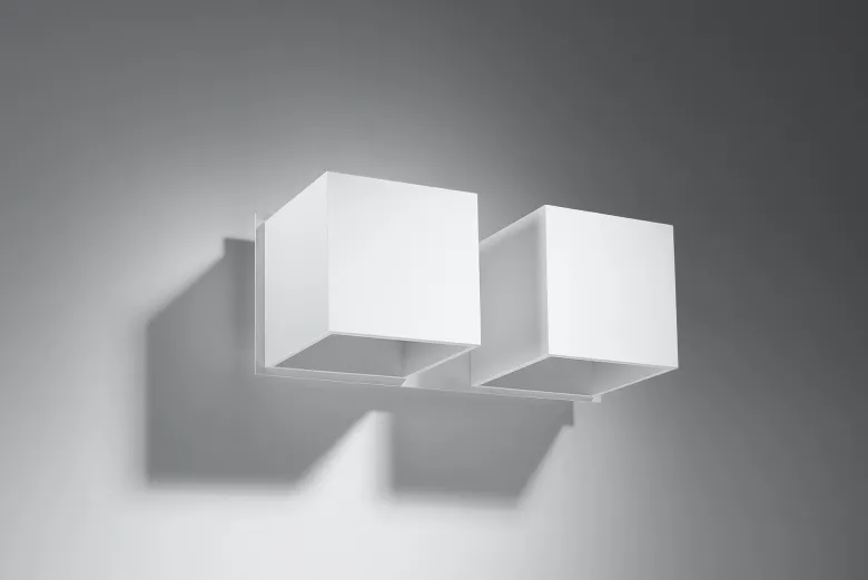 Aplique de pared QUAD 2 blanco, G9