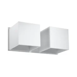 Aplique de pared QUAD 2 blanco, G9