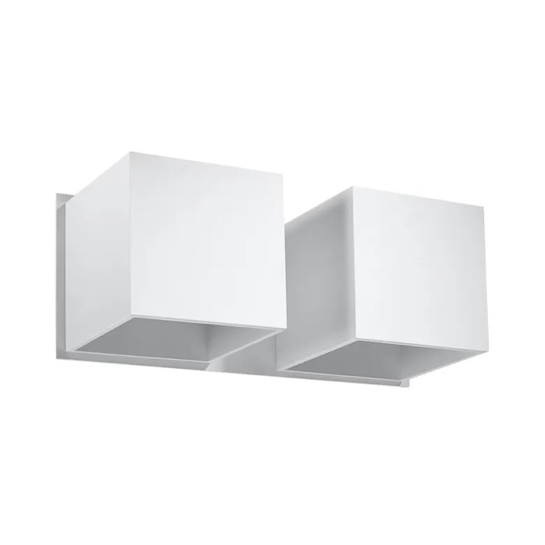 Aplique de pared QUAD 2 blanco, G9