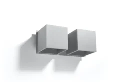 Aplique de pared QUAD 2 gris, G9