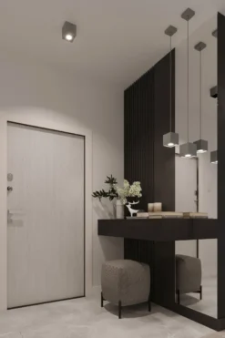 Aplique de pared QUAD 1 gris, G9