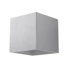 Aplique de pared QUAD 1 gris, G9