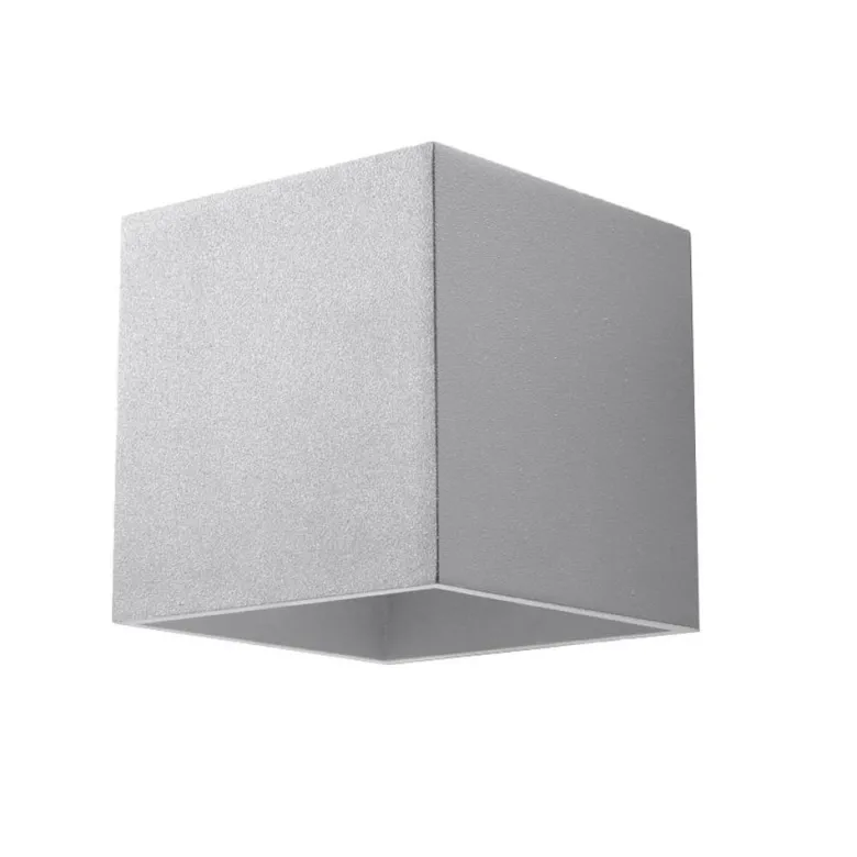 Aplique de pared QUAD 1 gris, G9