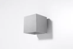 Aplique de pared QUAD 1 gris, G9