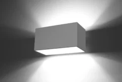 Aplique de pared QUAD MAXI blanco, G9