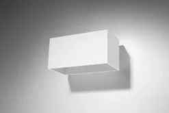 Aplique de pared QUAD MAXI blanco, G9