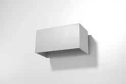 Aplique de pared QUAD MAXI gris, G9