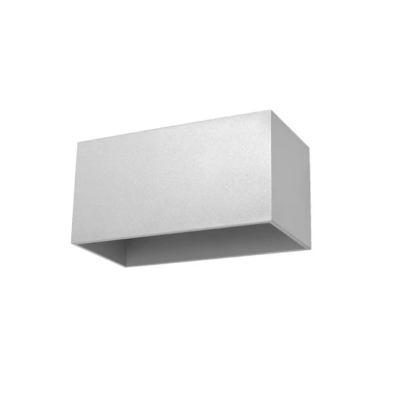 Aplique de pared QUAD MAXI gris, G9