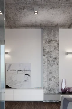 Aplique de pared QUAD MAXI negro, G9