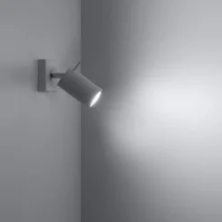 Aplique de pared RING blanco, GU10