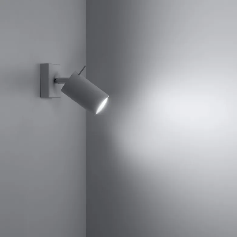 Aplique de pared RING blanco, GU10