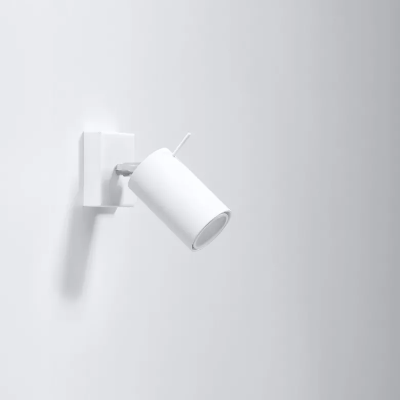 Aplique de pared RING blanco, GU10