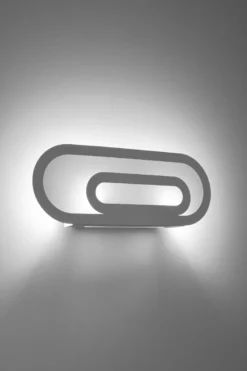 Aplique de pared SACCON blanco, G9