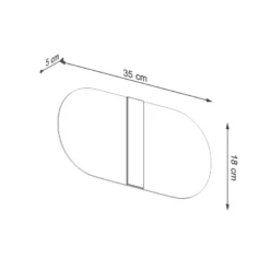 Aplique de pared SALIA, G9