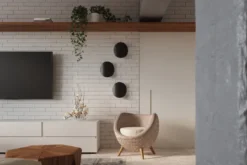 Aplique de pared SENSES negro, G9