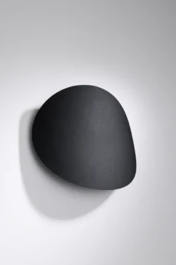 Aplique de pared SENSES negro, G9