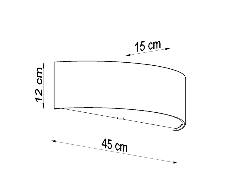 Aplique de pared SKALA blanco, E27