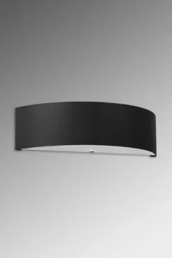 Aplique de pared SKALA negro, E27