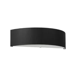 Aplique de pared SKALA negro, E27