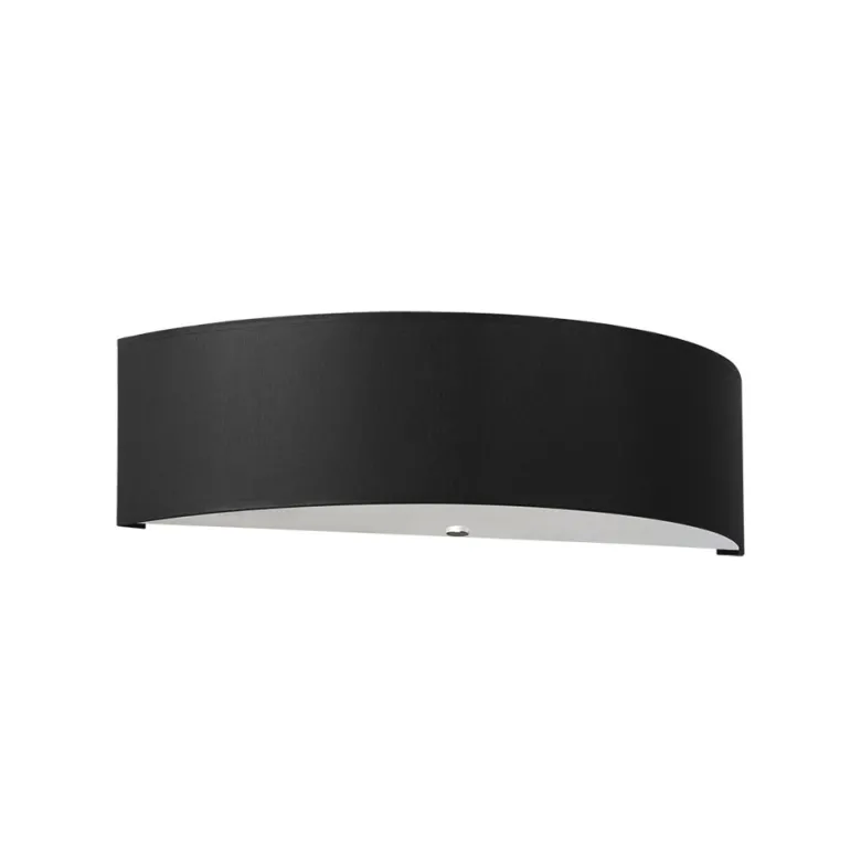 Aplique de pared SKALA negro, E27
