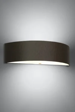 Aplique de pared SKALA negro, E27