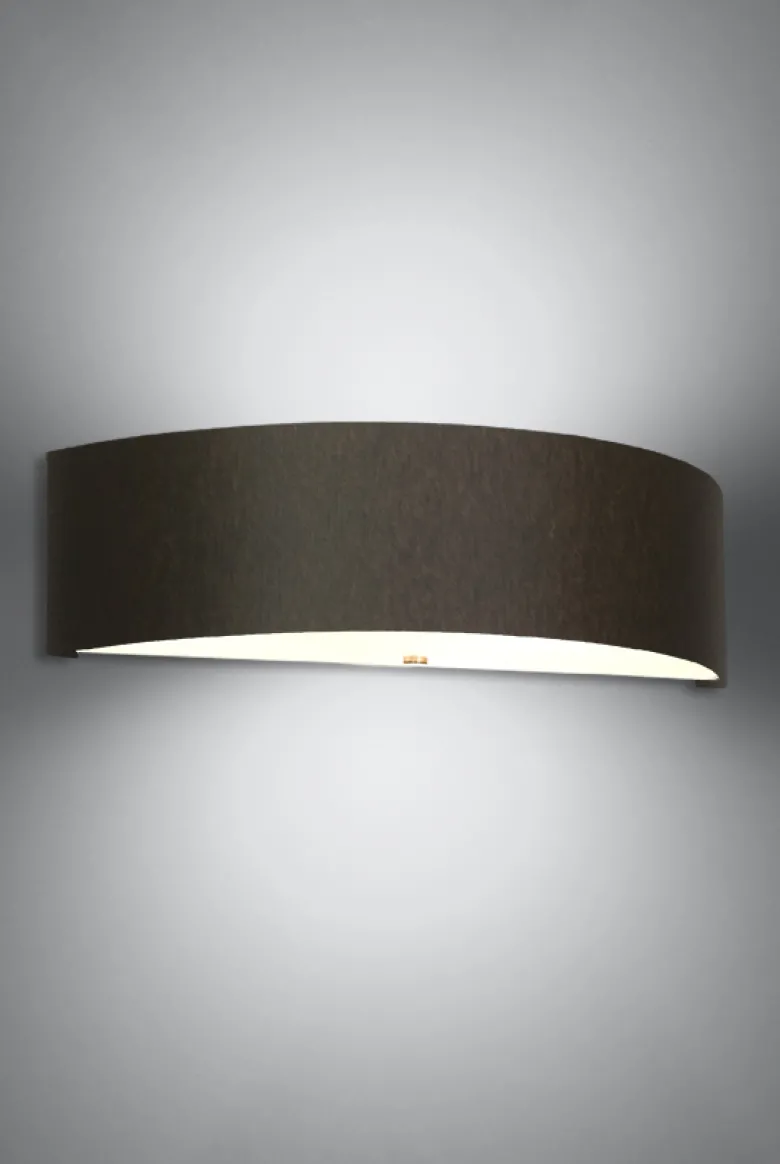 Aplique de pared SKALA negro, E27