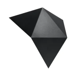 Aplique de pared SOLIDO negro, G9