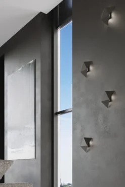 Aplique de pared SOLIDO negro, G9