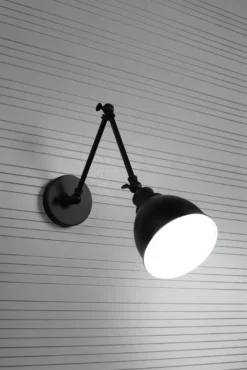 Aplique de pared STARK SHADE negro, E27