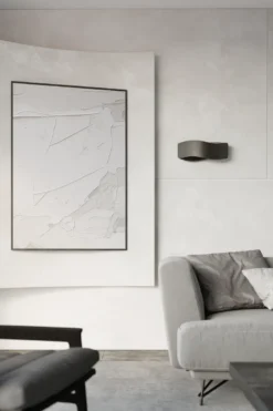 Aplique de pared TILA 40 negro, G9