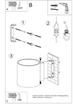 Aplique de pared VICI, G9