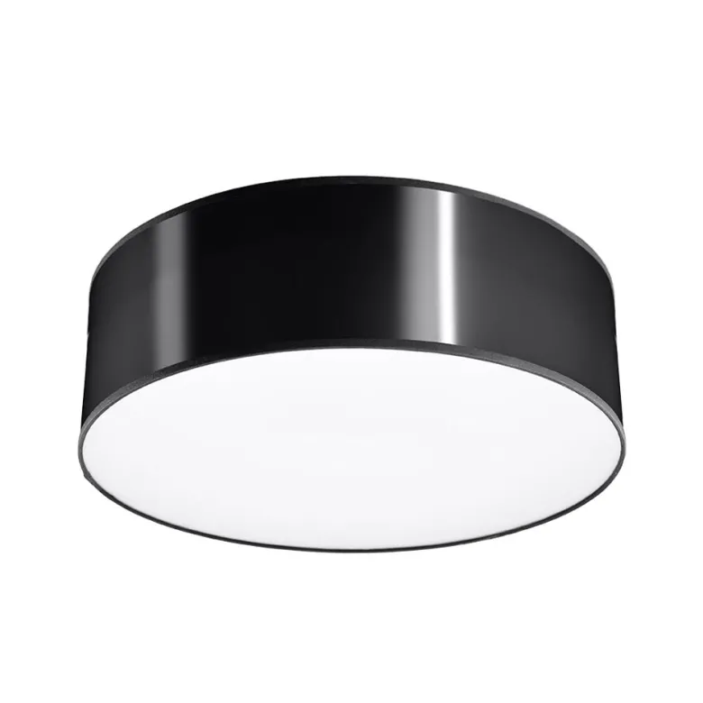 Aplique de techo ARENA negro, E27