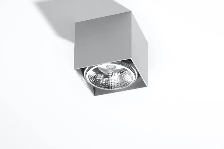 Aplique de techo BLAKE gris, GU10