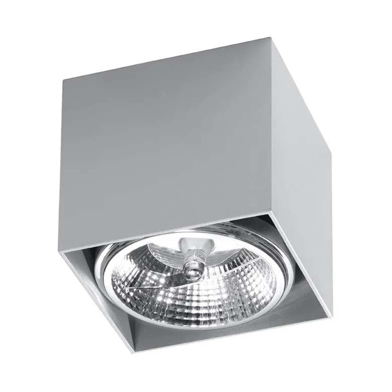 Aplique de techo BLAKE gris, GU10