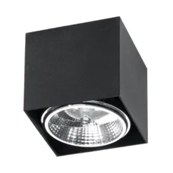 Aplique de techo BLAKE negro, GU10