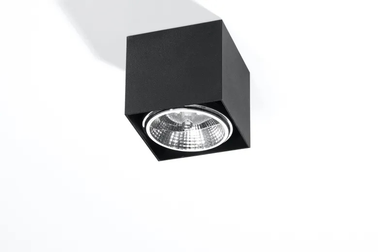 Aplique de techo BLAKE negro, GU10