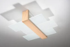Aplique de techo de Madera FENIKS 2, E27
