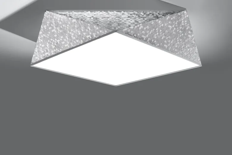Aplique de techo HEXA 45 silver