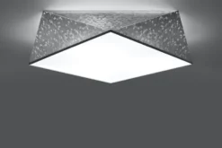 Aplique de techo HEXA 45 silver