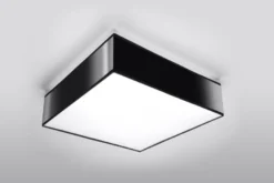 Aplique de techo HORUS 35 negro, E27