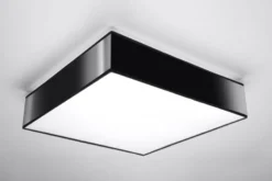 Aplique de techo HORUS 45 negro, E27