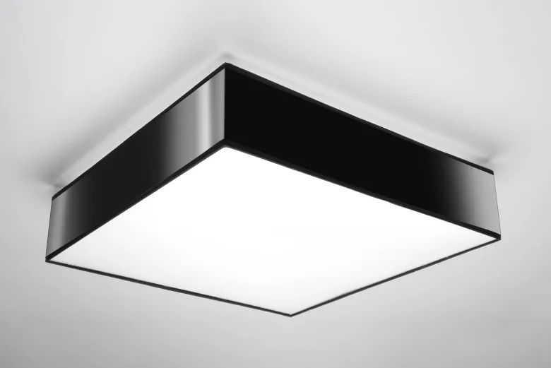 Aplique de techo HORUS 45 negro, E27