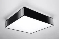 Aplique de techo HORUS 55 negro, E27